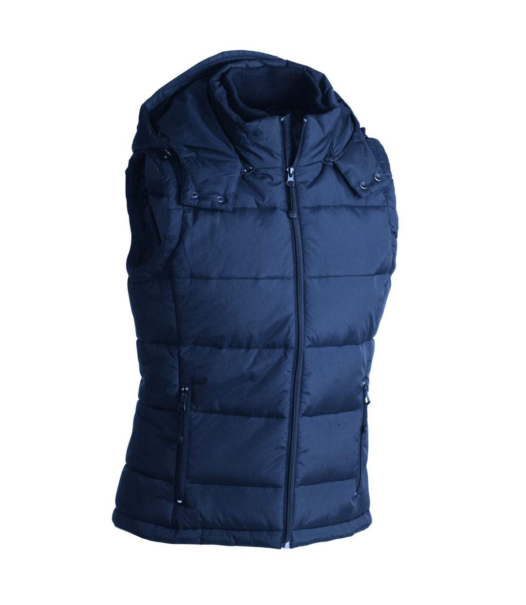 Doudoune HOMME sans manches capuche amovible - JN1004 - bleu marine