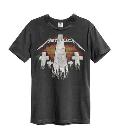 Amplified Unisex Adult Master Of Puppets Revamp Metallica T-Shirt (Charcoal)