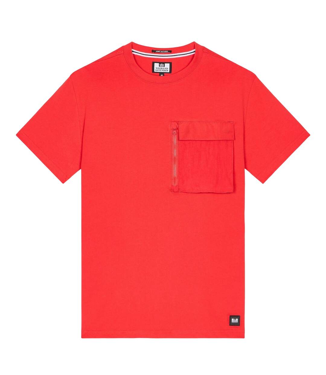Mens Takaji Parachute Pocket T-shirt Rouge Weekend Offender-2
