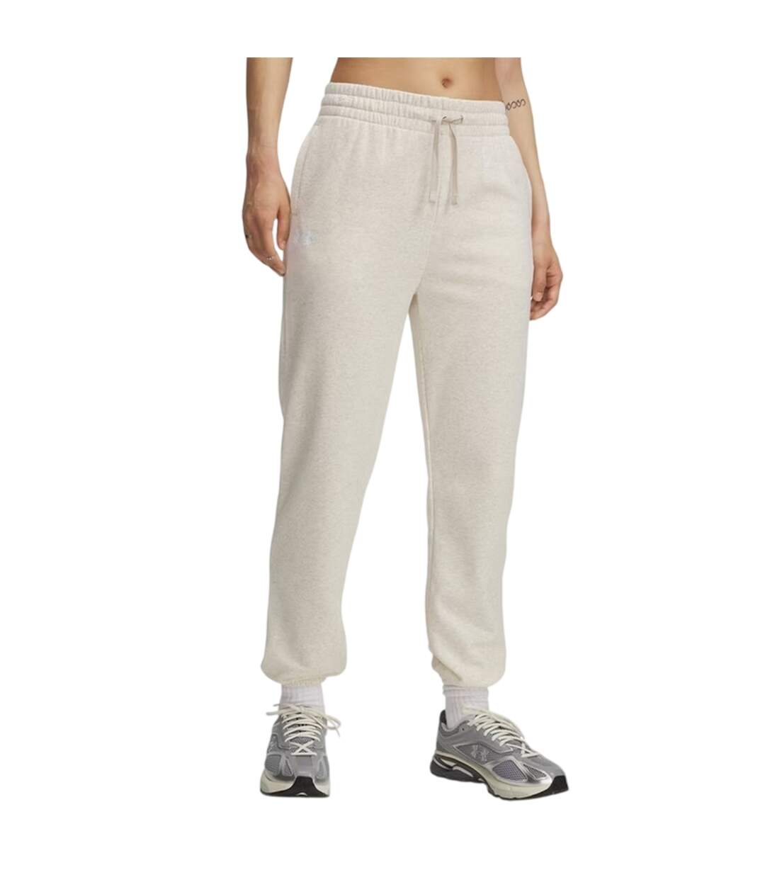 Womens/ladies Rival Terrycloth Joggers Brown Under Armour-2
