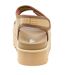 Womens/ladies balmy raffia sandals natural Rocket Dog-2