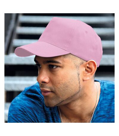 Result Unisex Core Houston 5 Panel Printers Baseball Cap (Pink) - UTBC3043