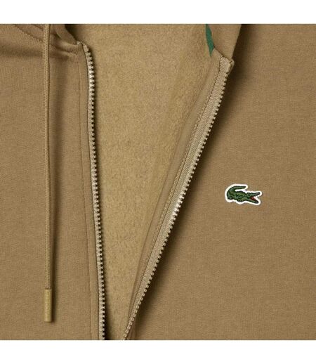 Veste À Capuche Homme Marron Lacoste