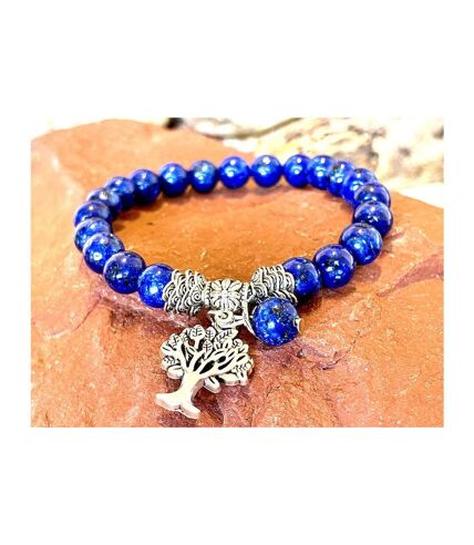 Bracelet arbre de vie en lapiz lazuli