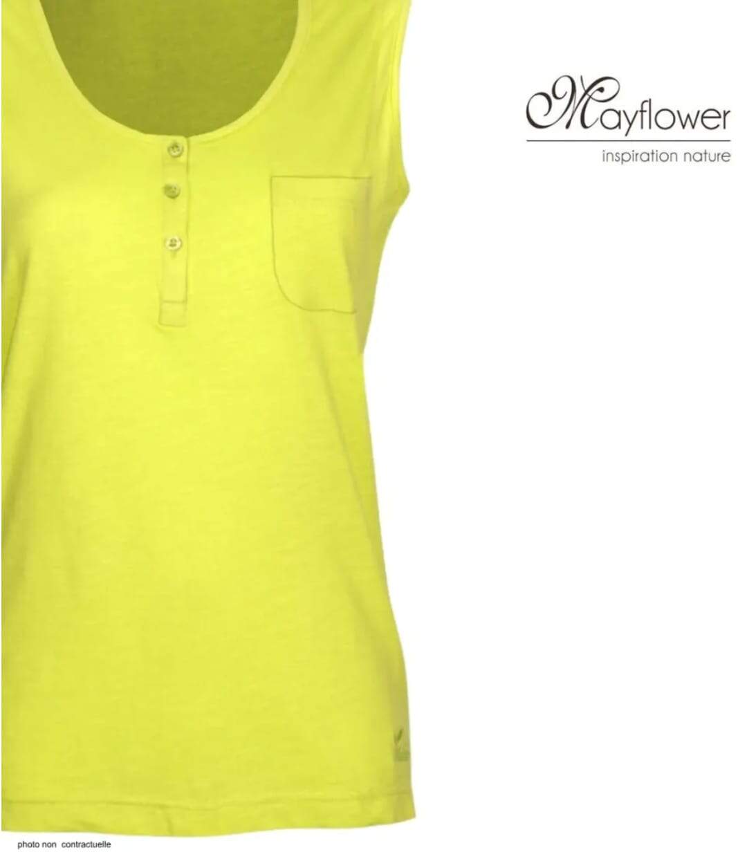 Débardeur MAYFLOWER DONALD2 en coton flammé : le top vitaminé et confortable pour l'été-4