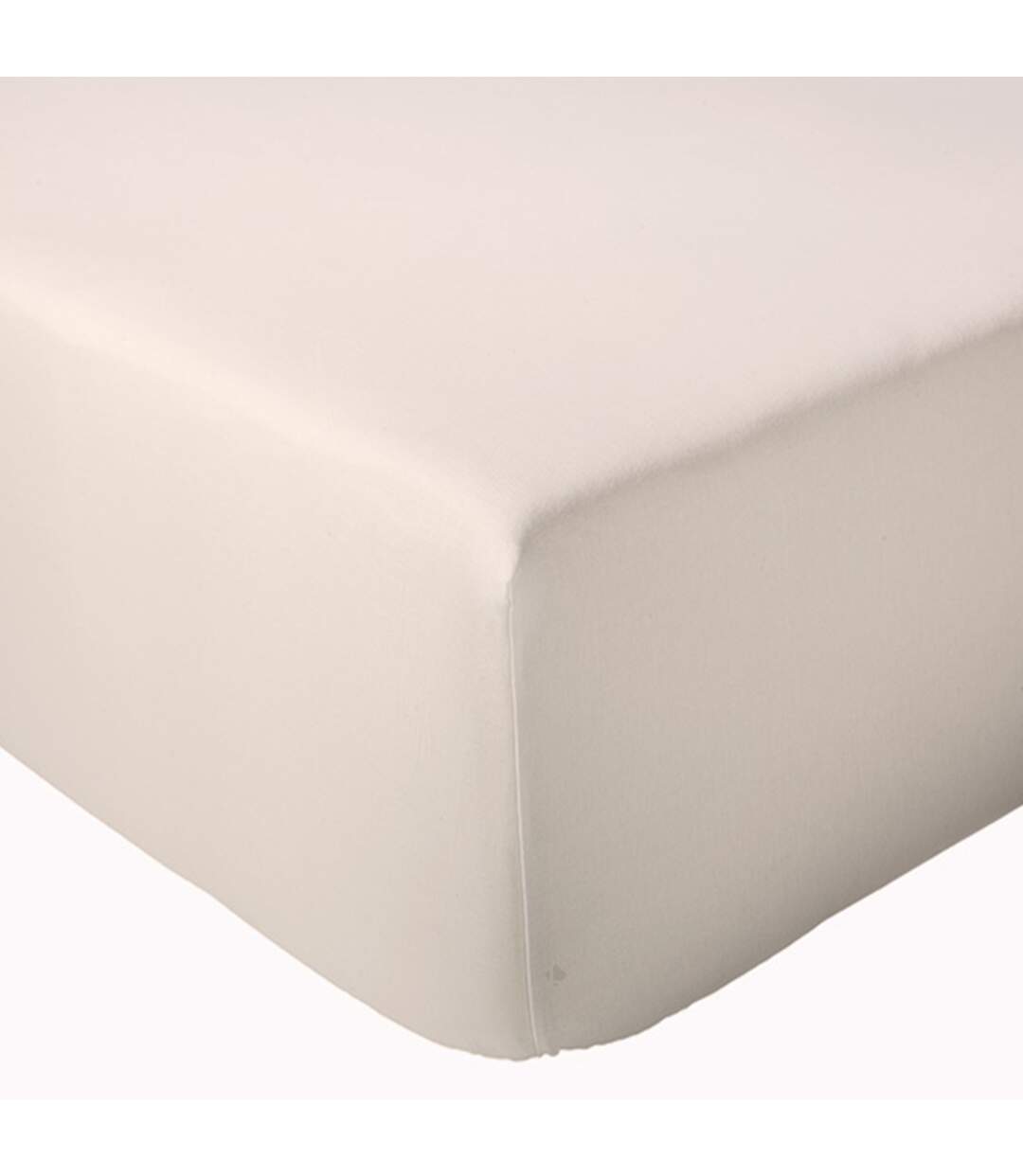 Drap housse en percale de coton uni PASSION PERCALE Bonnet de 40 cm-1