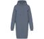 Robe sweat à capuche - Femme - PAT5005 - gris mineral-1