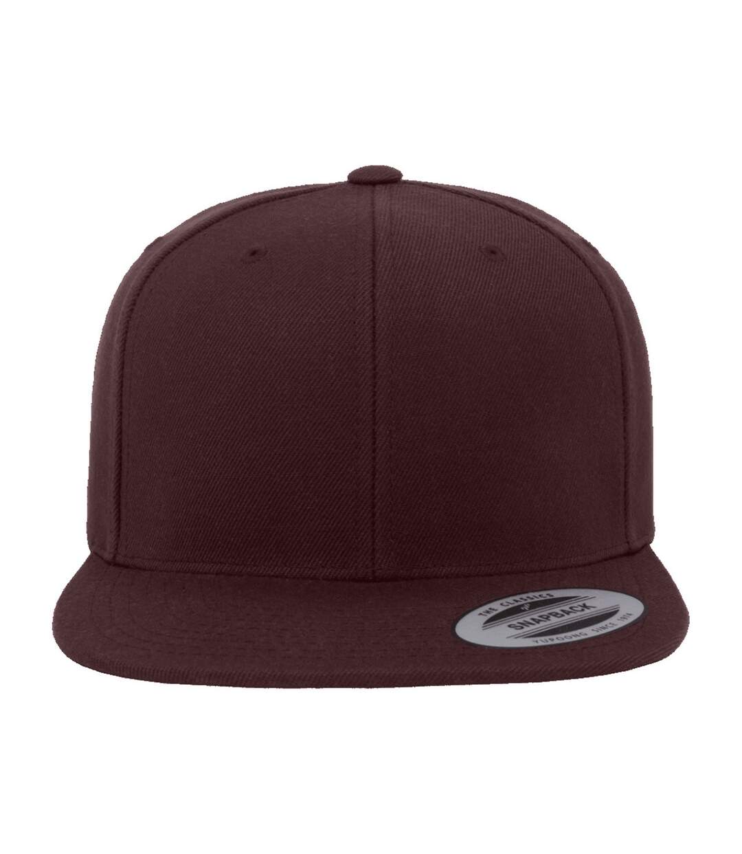 Casquette ajustable classique homme bordeaux/bordeaux Yupoong-1