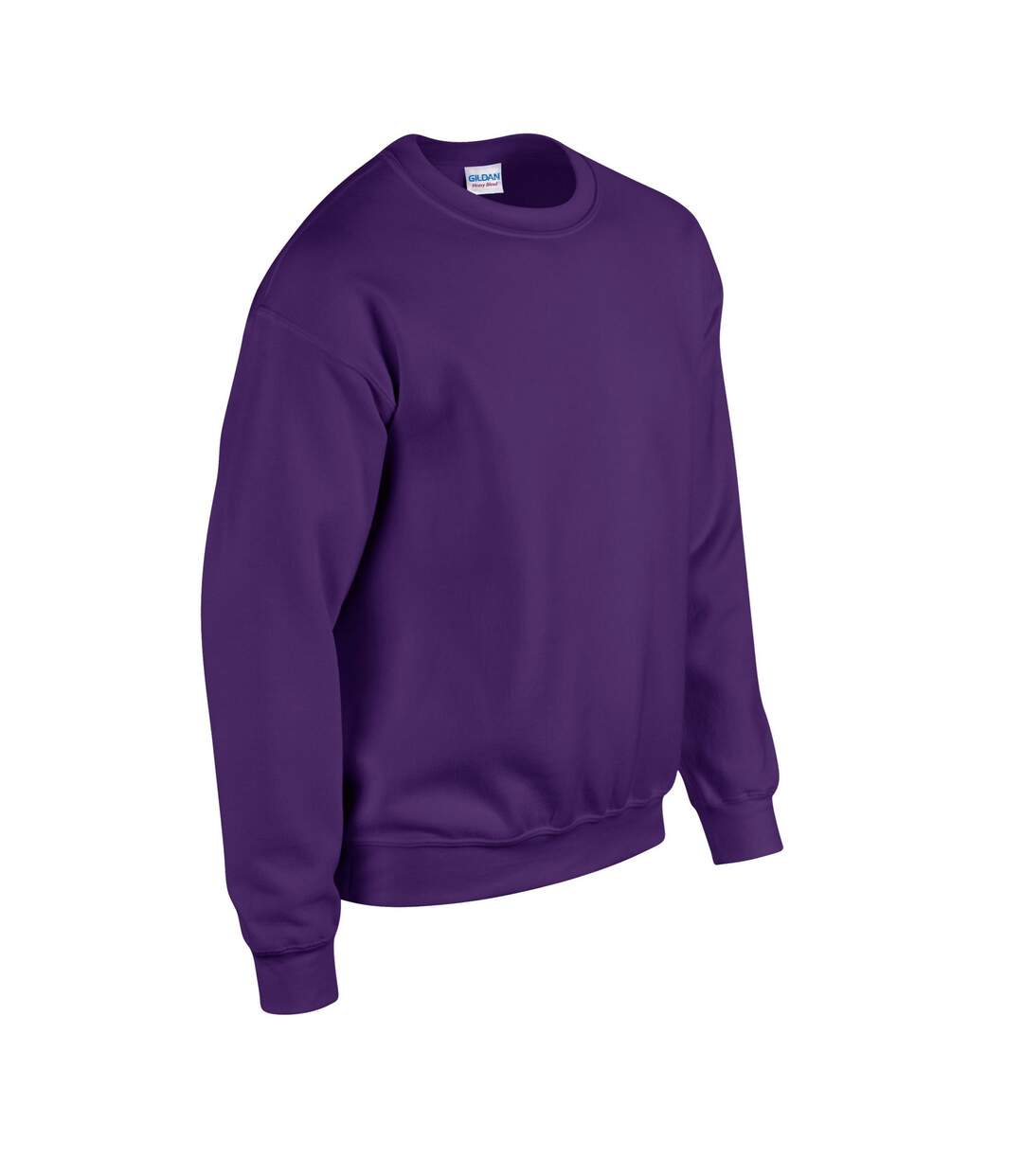 Mens Heavy Blend Sweatshirt Purple Gildan-3