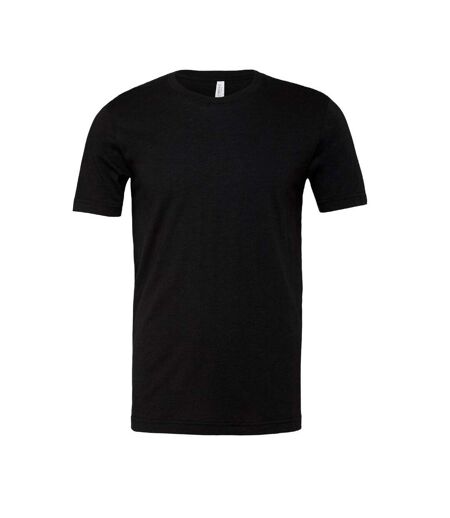 Canvas t-shirt jersey hommes noir chiné Bella + Canvas