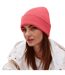 Bonnet À Manchettes Original Pour Adultes, Unisexe Corail Beechfield-1