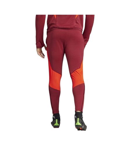 Mens 23/24 Manchester United Fc Tracksuit Bottoms Red Adidas
