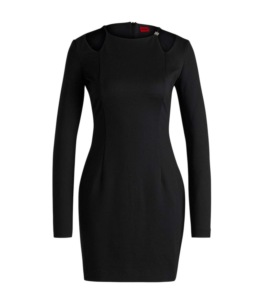 Robe Courte Manches Longues Kalypso Femme Noir Hugo Boss-2