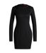 Robe Courte Manches Longues Kalypso Femme Noir Hugo Boss-2