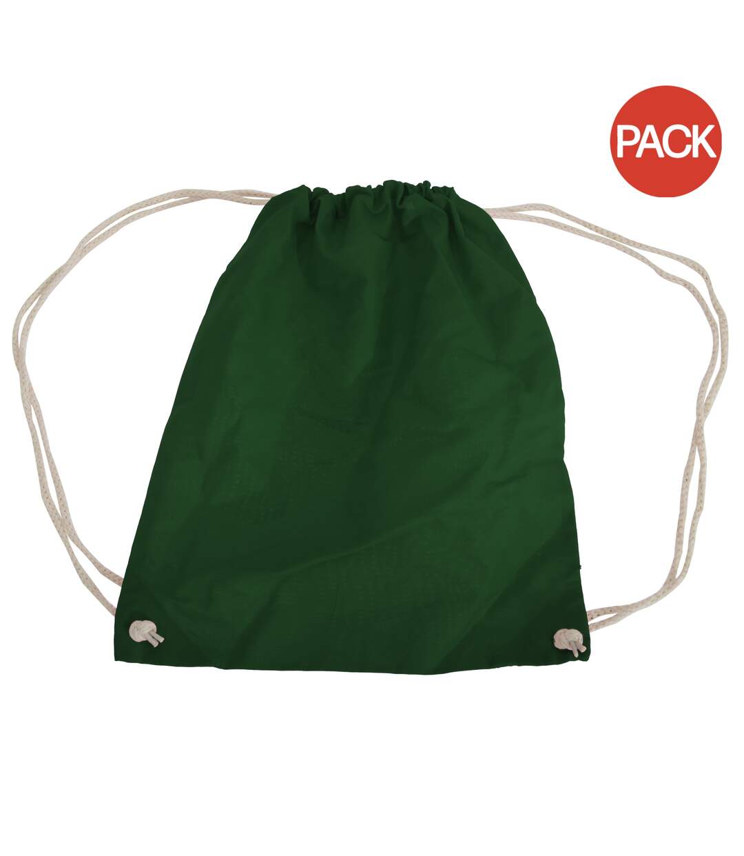 Lot de 2  Sac de gym 12 litres taille unique vert bouteille Westford Mill-1