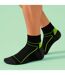 1 Pack High Vis Neon Low Cut Cycling Socks-3