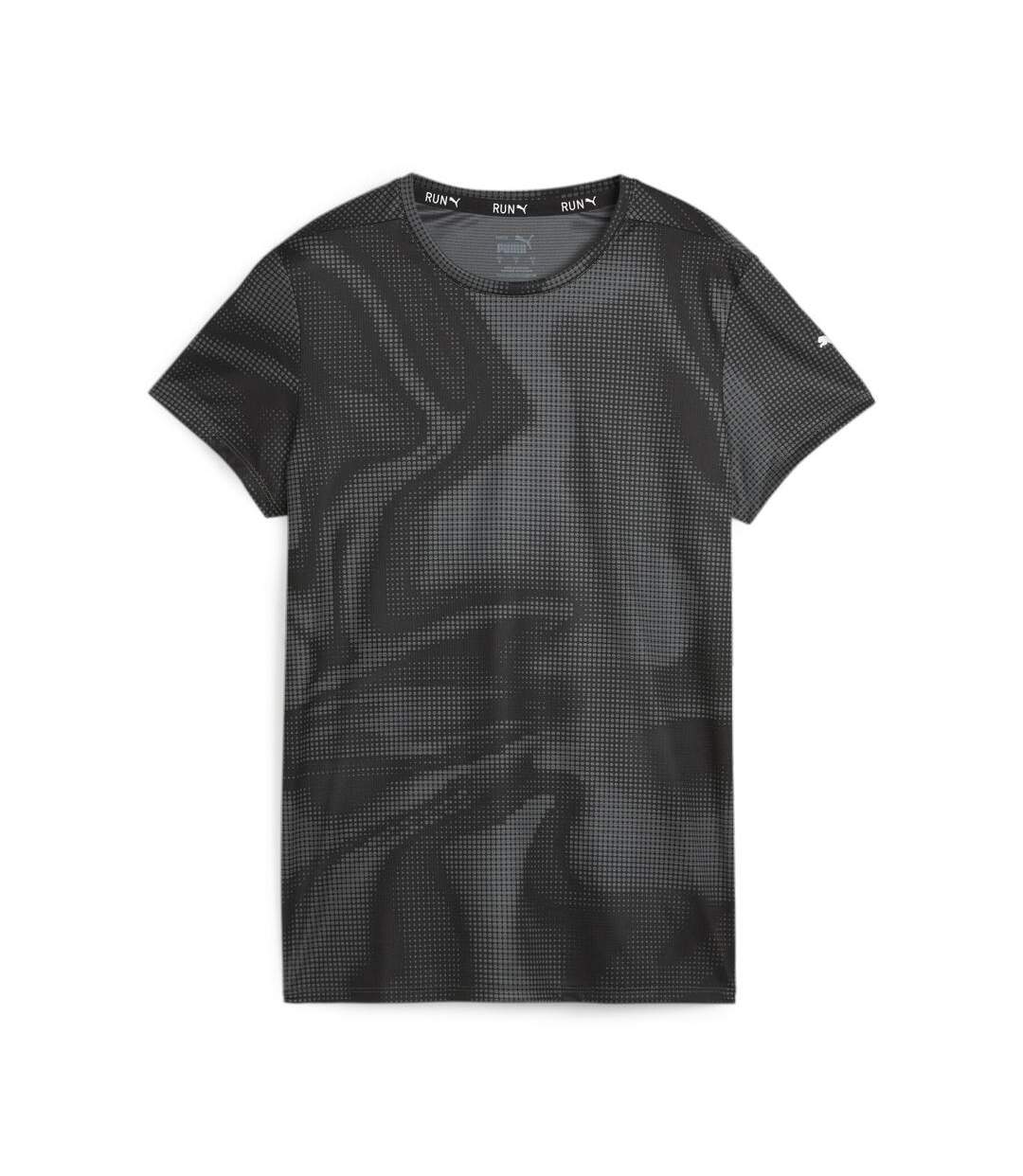 T-shirt de sport gris femme puma run fav-1