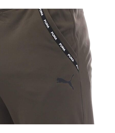 Mens Pwrfleece Tapered Leg Jogging Bottoms Olive Puma