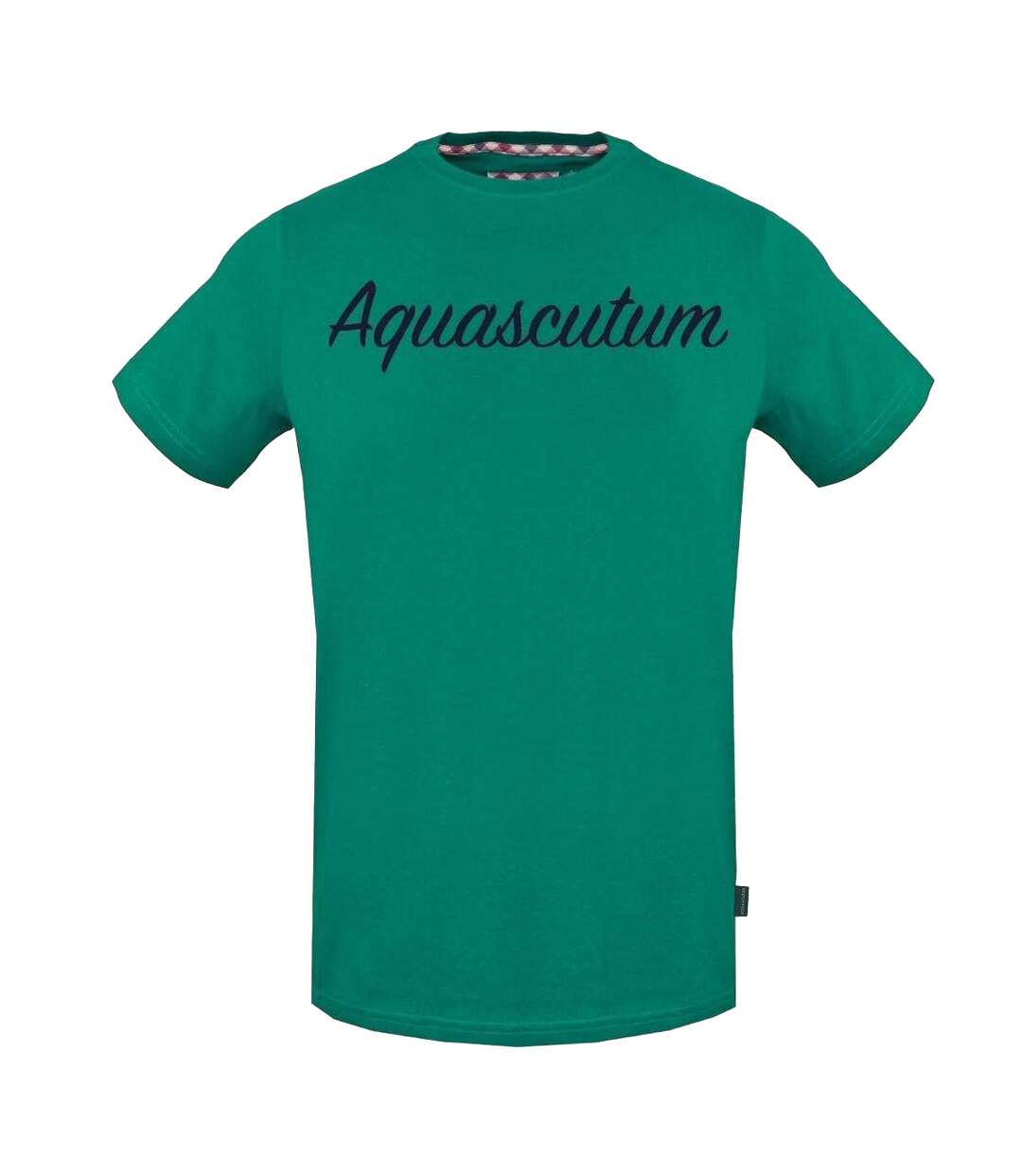 Mens Signature Logo T-shirt Green Aquascutum-1