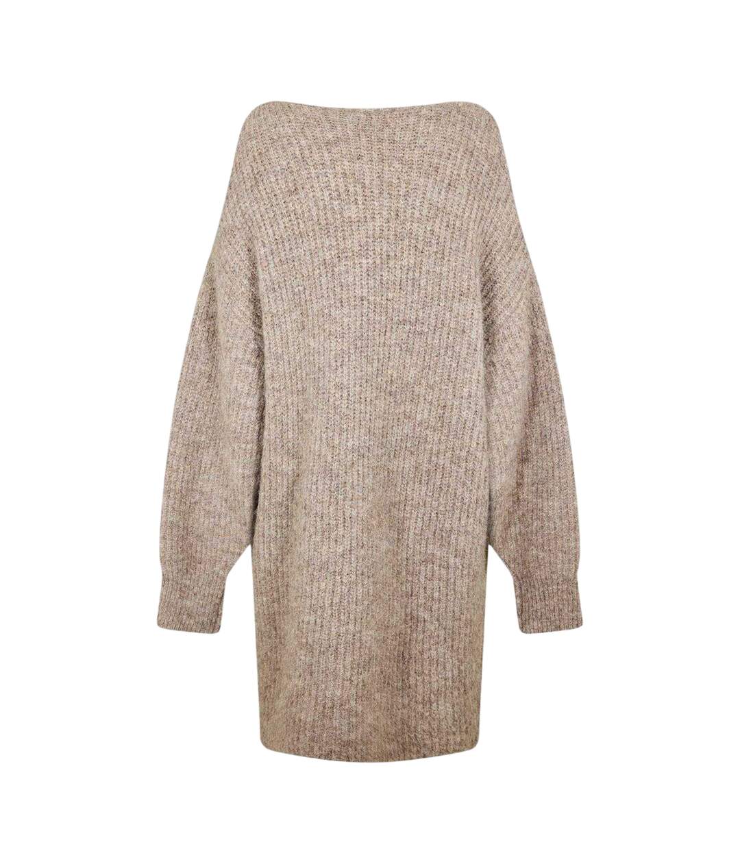 Robe Pull Femme Taupe Edited-2
