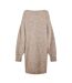 Robe Pull Femme Taupe Edited-2