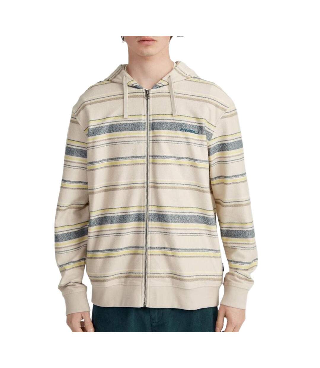 Sweat zippé écru homme o'neill bavaro-1
