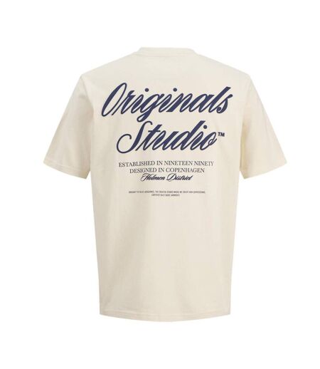 T-Shirt beige homme jack & jones norrebro