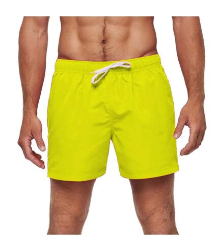 Short de bain adulte jaune fluo Proact Proact