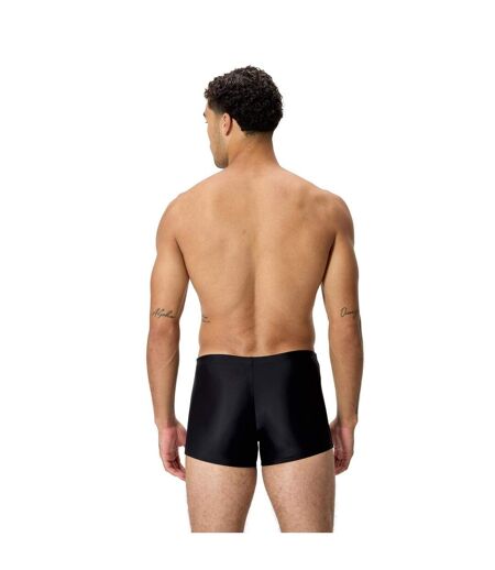 Mens Medley Logo Swimming Trunks Black Red Speedo