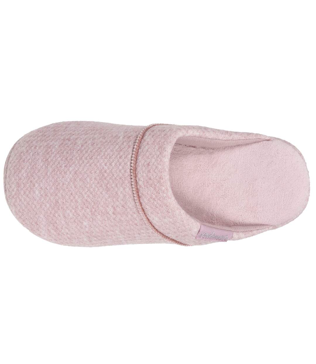 Isotoner Chaussons extra-light Mules femme maille nid d'abeille, semelle gomme antidérapante-2