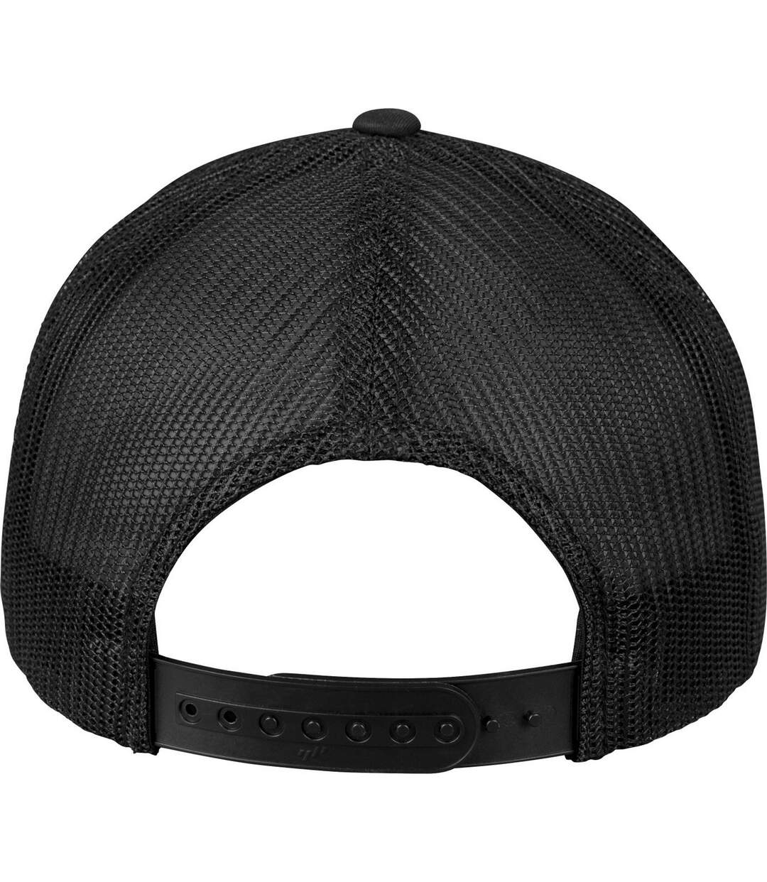 Casquette Trucker The Classic Retro Blanc Noir Yupoong-2