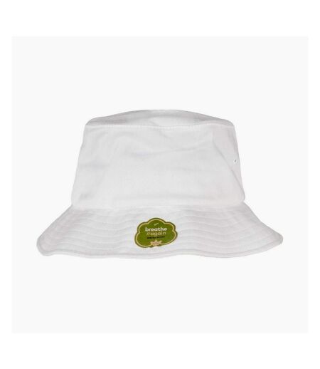 Flexfit Unisex Adult Cotton Bucket Hat (White) - UTRW8926