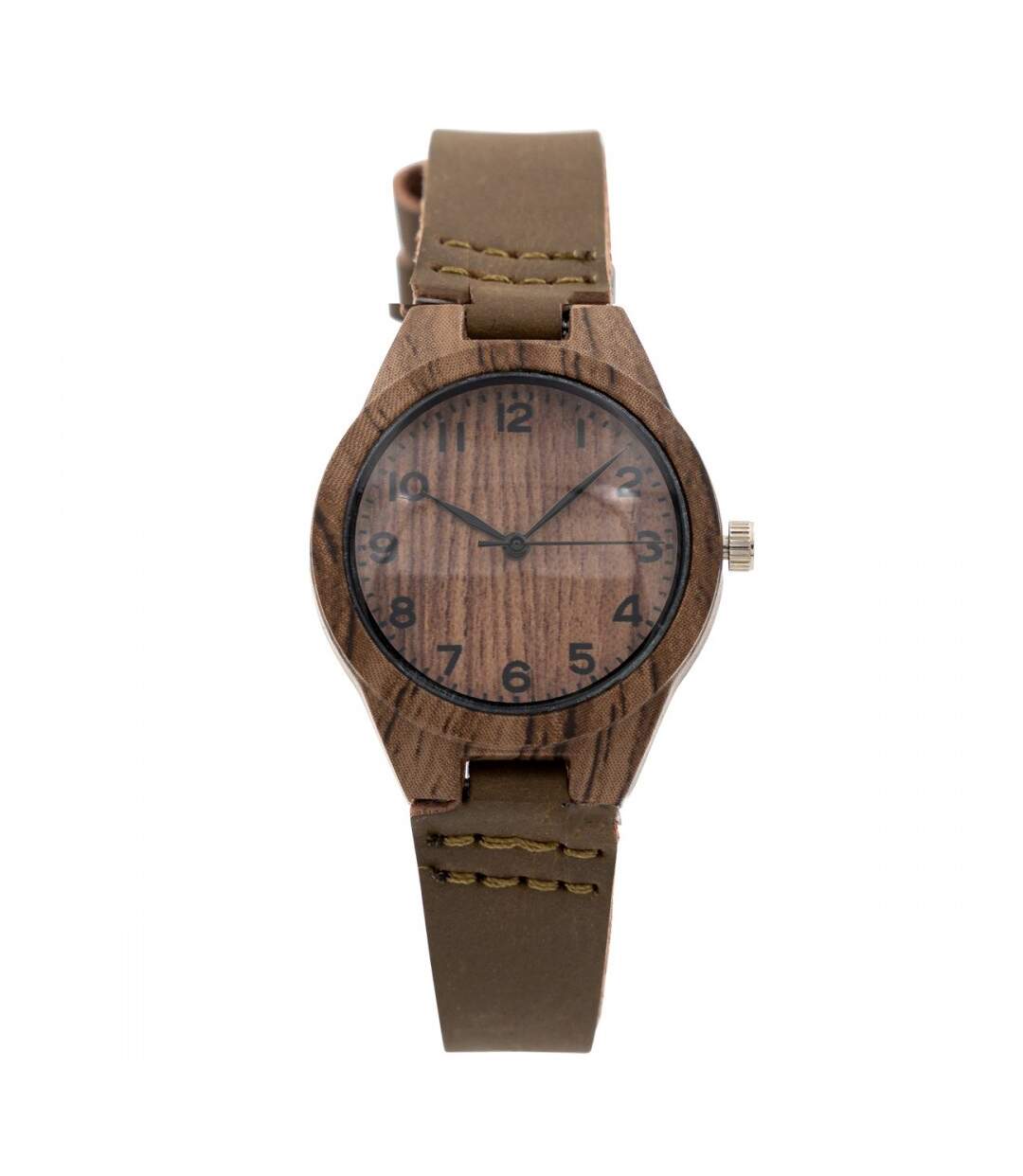 Montre Femme Chocolat en Bois CHTIME