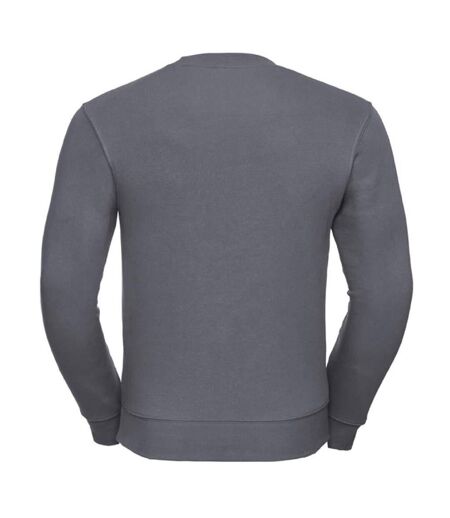Russell Mens Authentic Sweatshirt (Slimmer Cut) (Convoy Gray)
