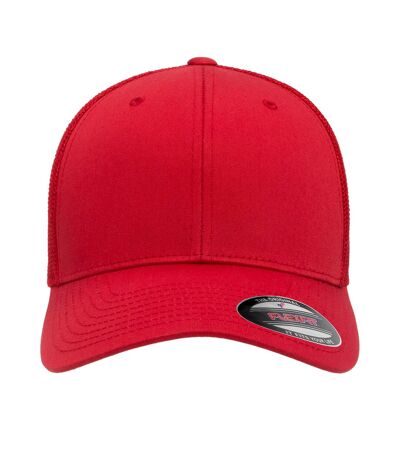 Casquette Trucker Flexfit Adulte Rouge Yupoong