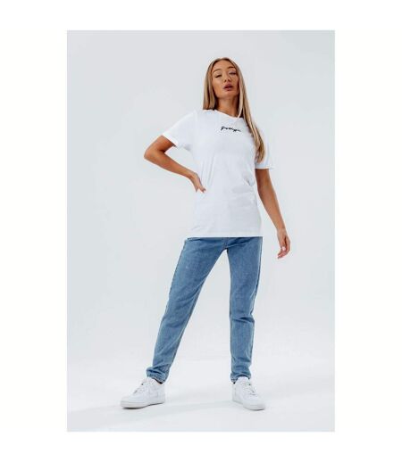 Hype Womens/Ladies Scribble T-Shirt (White) - UTHY6171