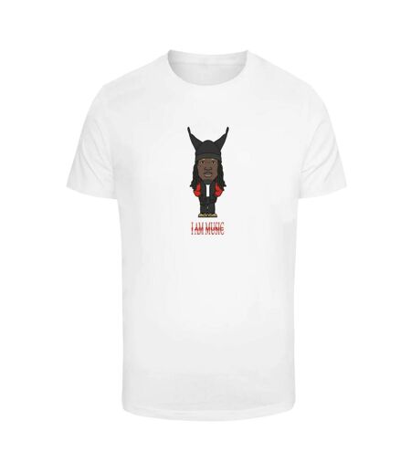 T-shirt Am Music Homme Blanc Mister Tee