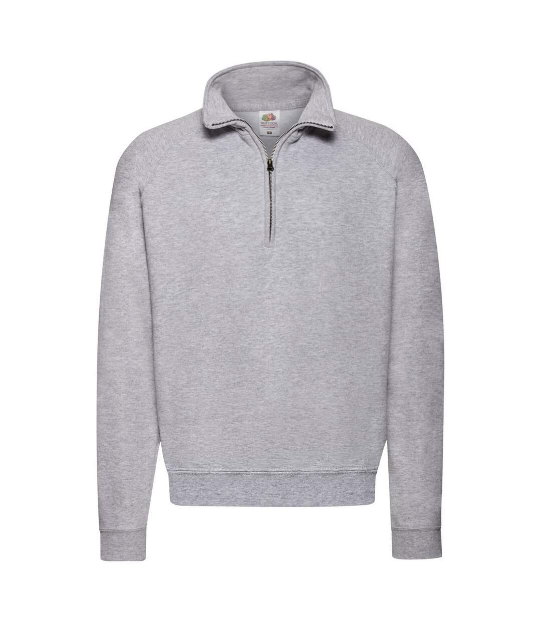 Sweat classic homme gris chiné Fruit of the Loom-1