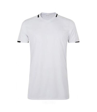 Classicot-shirt de football homme blanc/noir SOLS