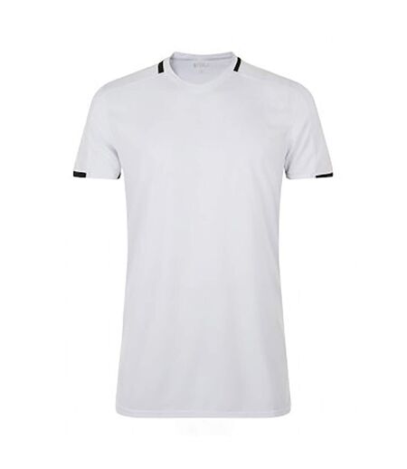 Classicot-shirt de football homme blanc/noir SOLS