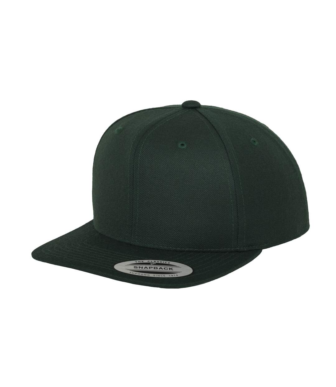 Casquette ajustable classique homme vert Yupoong