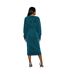 Robe mi-longue femme vert Principles