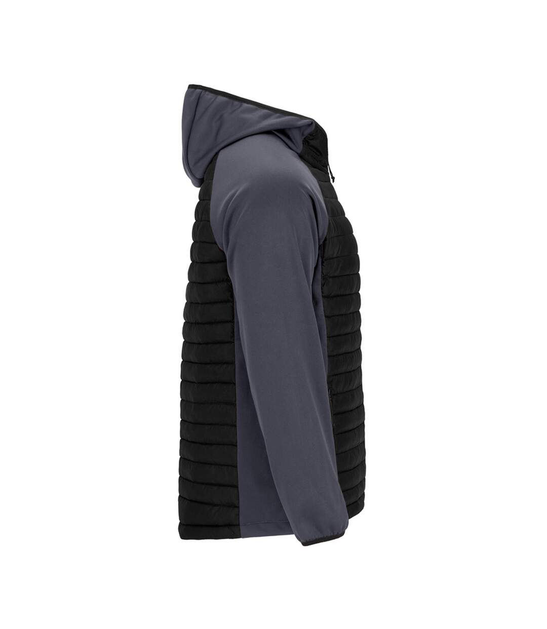 Unisex Adult Minsk Insulated Padded Jacket Lead Black Roly-4