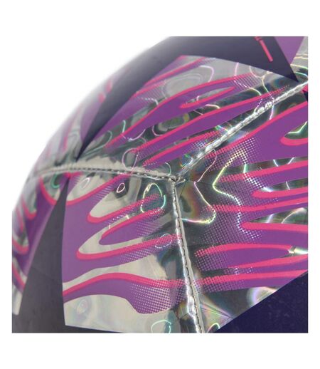Ballon De Foot Pour Entraînement Motif/style Ligue Des Champions De L´uefa Final Taille 5 Violet Noir Adidas