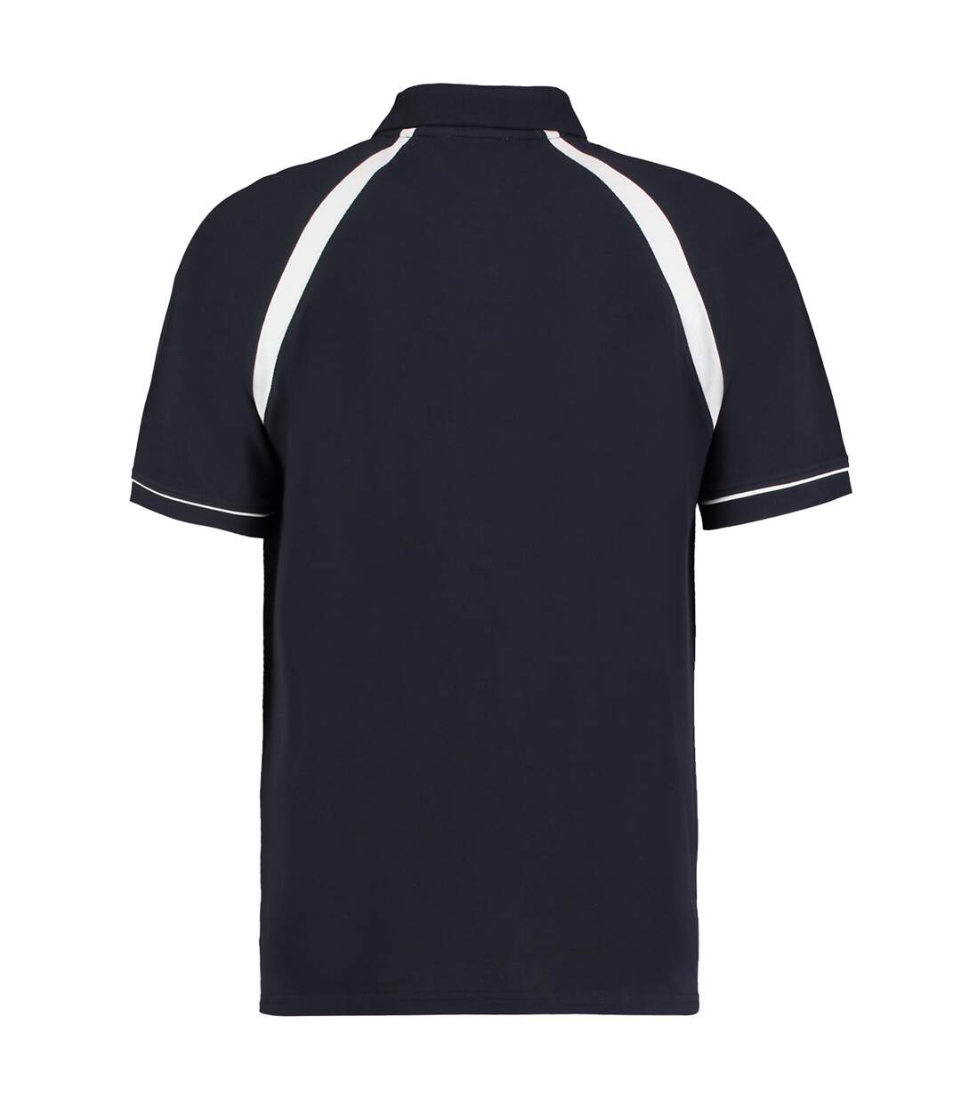 Oak hill polo à manches courtes homme bleu marine/blanc Kustom Kit-2