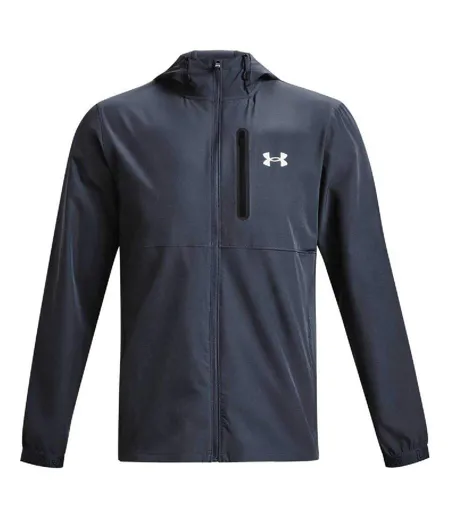 Mens Lightweight Track Jacket Grey Under Armour