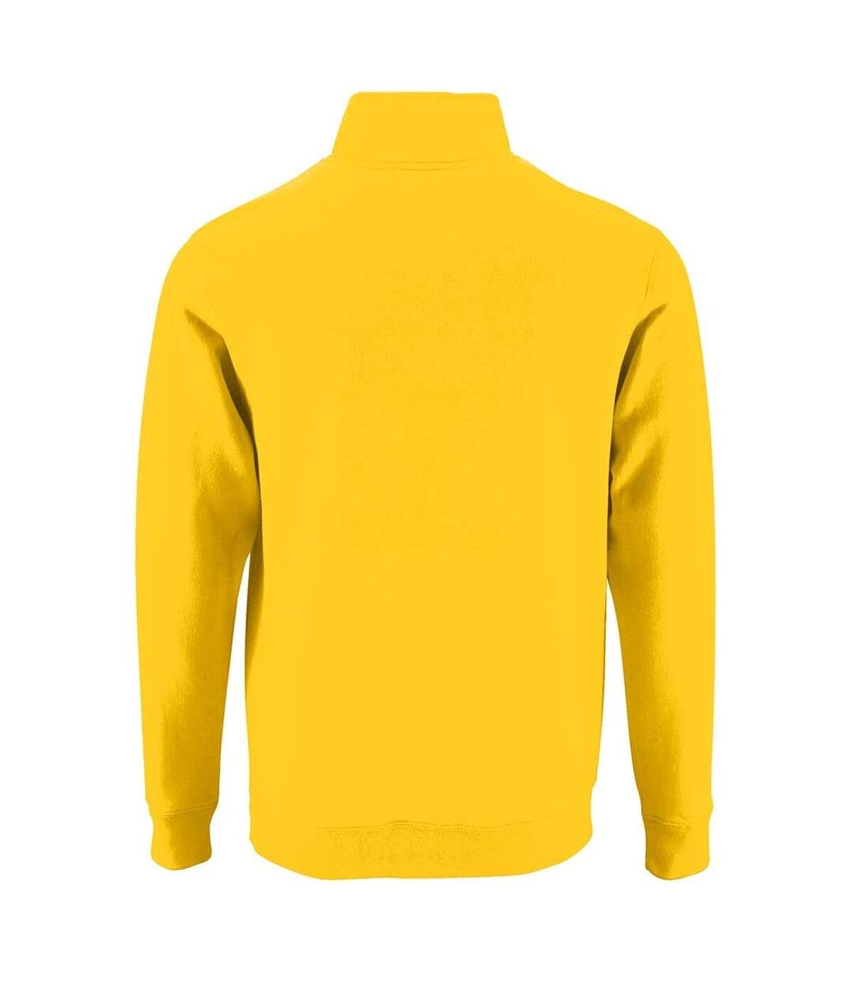 SOLS Mens Stan Contrast Zip Neck Sweatshirt (Gold)
