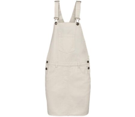 Robe salopette - Femme - PAT5010 - beige ivoire