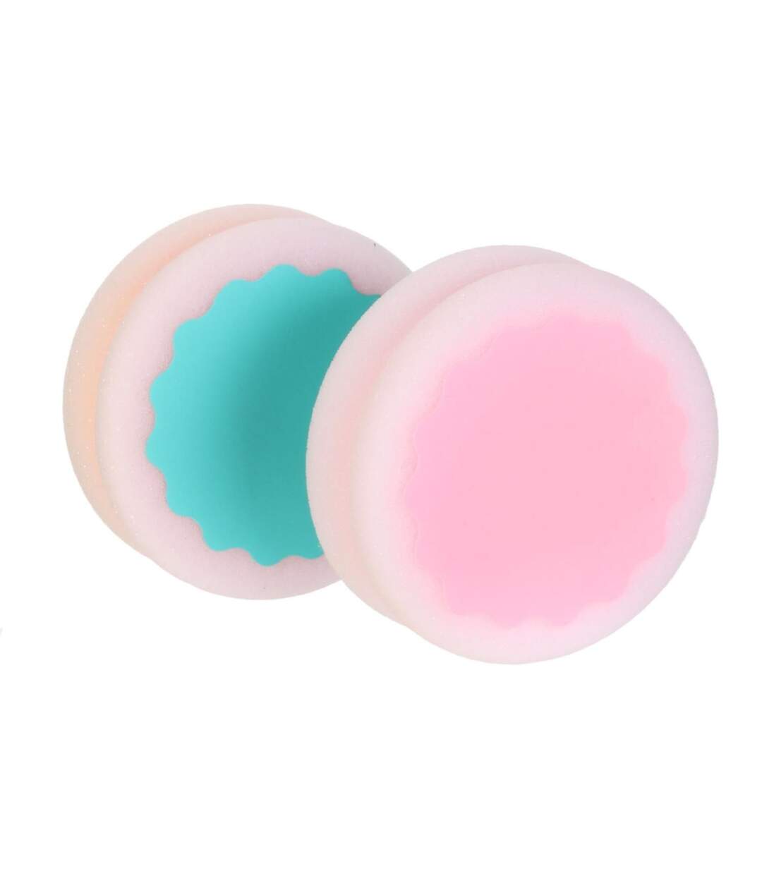 Éponge Dépilatoire Sans Douleur 7cm Rose & Bleu-3