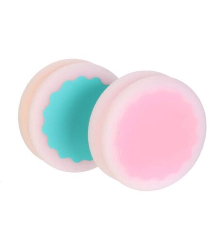 Éponge Dépilatoire Sans Douleur 7cm Rose & Bleu